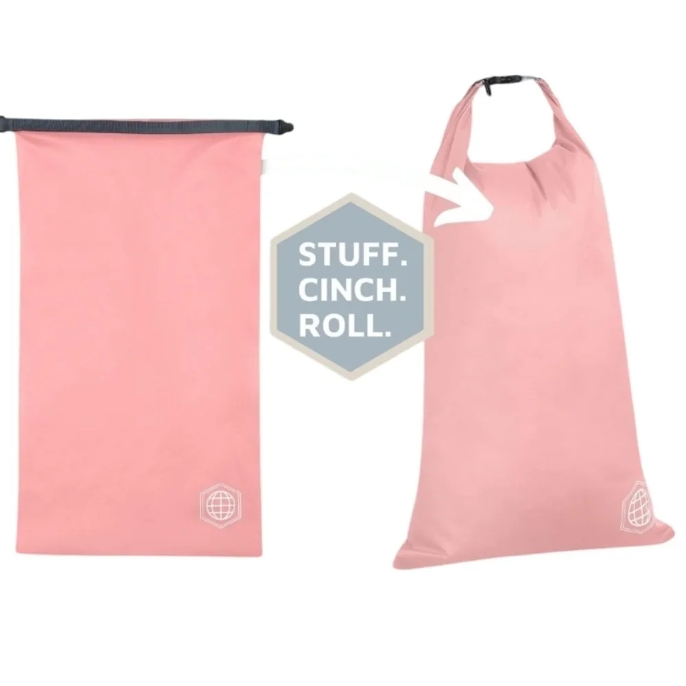 TRIPPED Compression Packing Cubes - 6-Piece Travel Essential Set - Dusty Rose